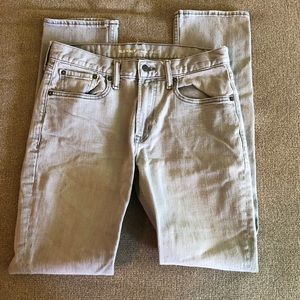Gray/ Light Blue Slim straight Jeans